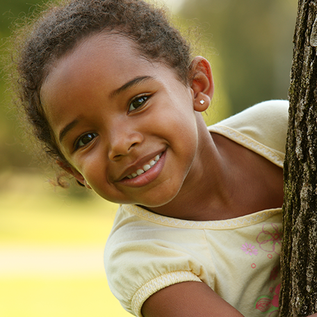 Girl Playing Outside Girl Playing Outside